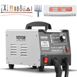 VEVOR Stud Welder Dent Repair Kit, 1.8KW Spot Welder Dent Puller with Auto/Manual Welding & 7 Versatile Modes, 110V Auto Body Spot Welding Dent Puller Machine for Car, Truck Dent Repair