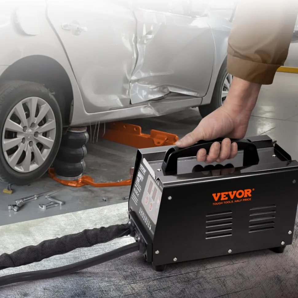 VEVOR Stud Welder Dent Repair Kit, 220V 3KW Spot Welder Dent Puller with Auto/Manual Welding & 7 Versatile Modes, Auto Body Spot Welding Dent Puller Machine for Car, Truck Dent Repair