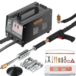 VEVOR Stud Welder Dent Repair Kit, 220V 3KW Spot Welder Dent Puller with Auto/Manual Welding & 7 Versatile Modes, Auto Body Spot Welding Dent Puller Machine for Car, Truck Dent Repair