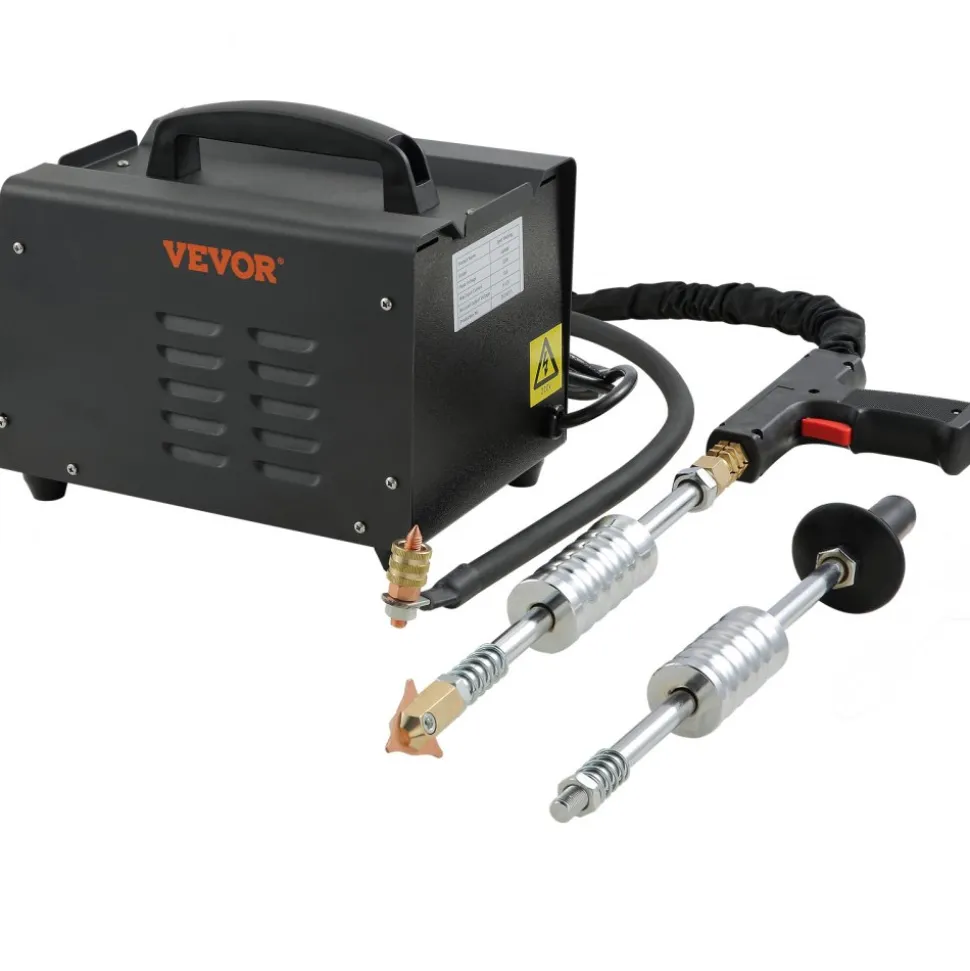 VEVOR Stud Welder Dent Repair Kit, 110V Spot Welding Machine with Slide Hammer Dent Puller, Professional Dent Removal Kit for Auto Body Dent Repair