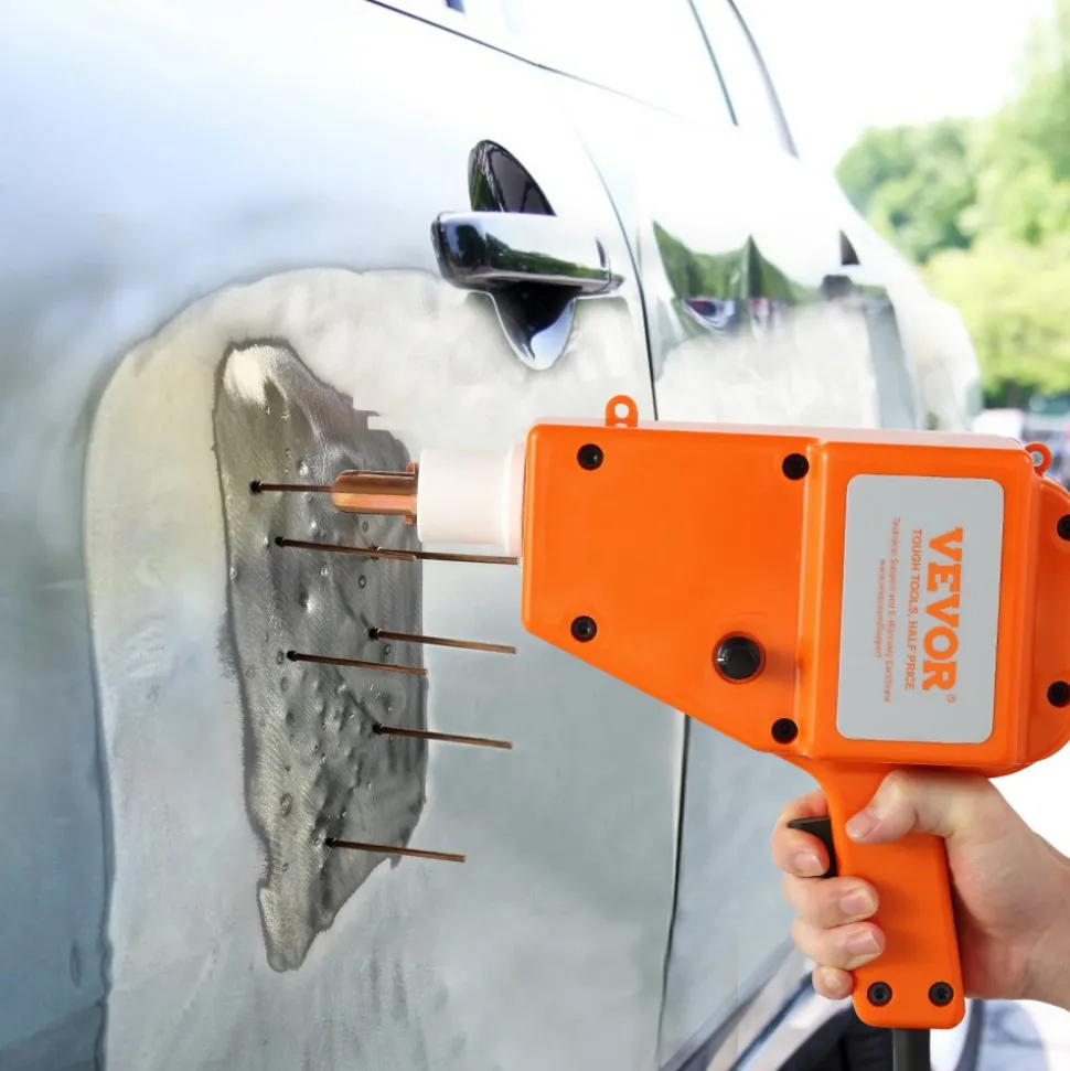 VEVOR Stud Welder Kit, 5500 Stud Welder Dent Repair Kit, 800VA Spot Welder Stud, 110V Welder Stud Kit, Stud Gun Dent Puller Kit with Complete Accessories, Dent Welder Repair for Auto Body Repairing