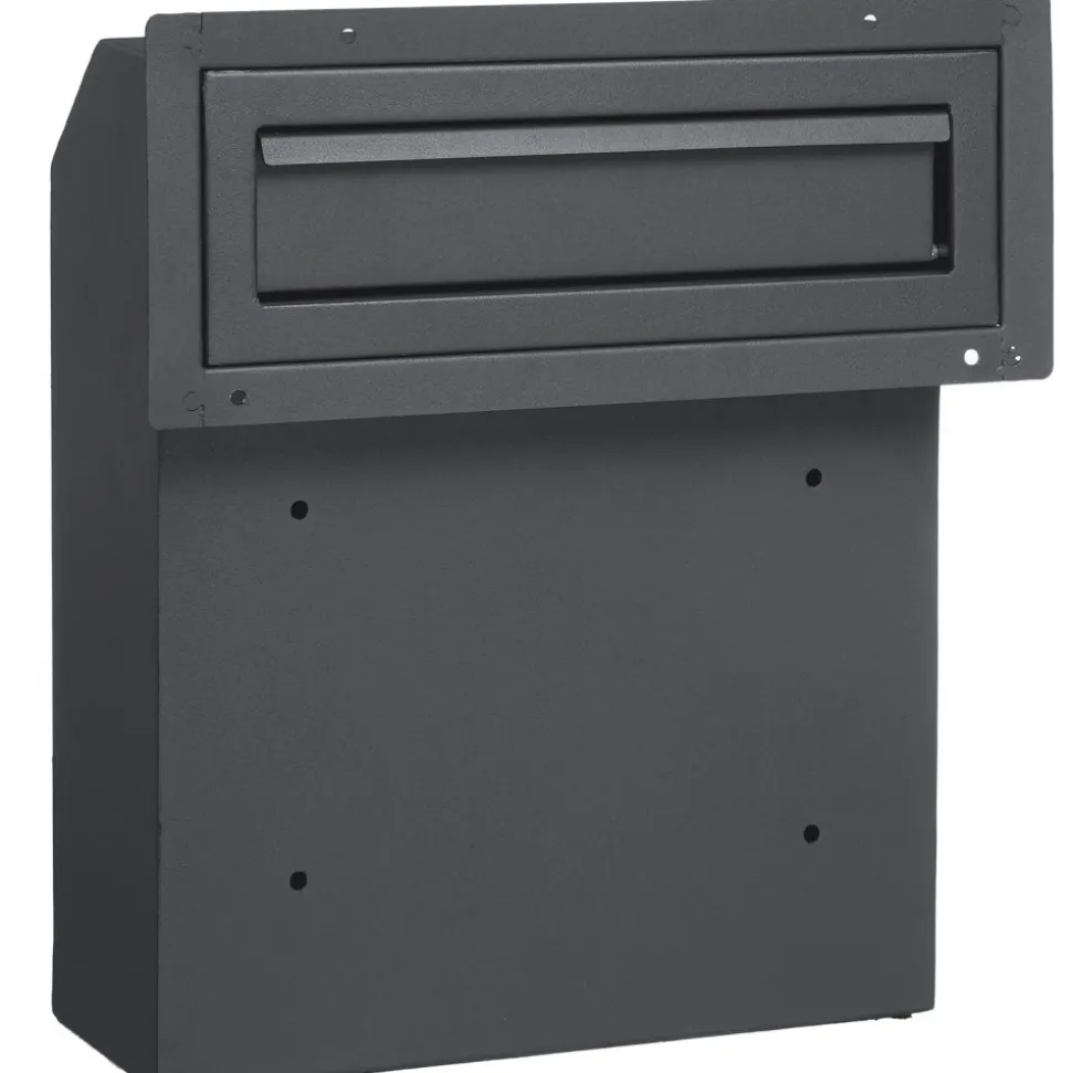 VEVOR Sturdy Metal Key Locker, Combo Lock, Mountable on Wall, 12'', Charcoal Gray, Ensures Safe Keeping of Mail and Keys