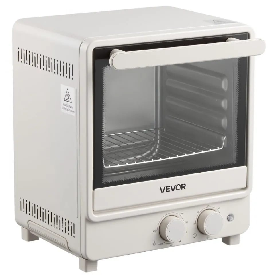 VEVOR Sublimation Oven Machine, 13 Qt, Fits 20oz Tumblers, with 1 Heat Air Gun, 50 Shrink Films, 1 Tape and 2 Heat Gloves, Oven for Sublimation Blank Tumblers, Mugs, Bowls, Off-White