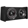 VEVOR Subwoofer Bass Package, 12 in, 490W RMS, Dual Car Audio Subwoofer and Amp Package, with Loaded Enclosure, Separate Amplifier, and Wiring Kit, for Various Vehicles Trunks, Car Audio Systems