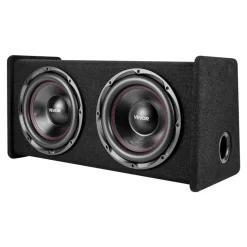 VEVOR Subwoofer Bass Package, 12 in, 490W RMS, Dual Car Audio Subwoofer and Amp Package, with Loaded Enclosure, Separate Amplifier, and Wiring Kit, for Various Vehicles Trunks, Car Audio Systems