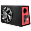 VEVOR Subwoofer Bass Package, 12 in, 245W RMS, Complete Car Audio Subwoofer and Amp Package, with Loaded Enclosure, Built-in Amplifier, and Wiring Kit, Slim Trapezoid , Compact for Car Audio Systems