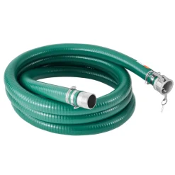 VEVOR Suction Hose Kit for Water Pump, with 2 in x 65 ft Blue Backwash Hose, 20 ft Green Suction Hose, and Steel Round Hole Strainer, Camlocks, Clamps, Cam & Groove Adapter, for Multiple Purposes