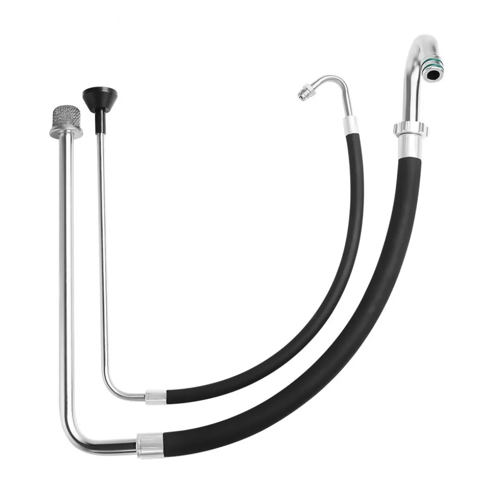 VEVOR Suction Hose Tube and Reflux Line Sets, Aluminum Alloy an Rubber Suction Hose and Reflux Line Set, Paint Sprayers Tool Part, Compatible with Multiple Airless Spraying/Line Painting Machine