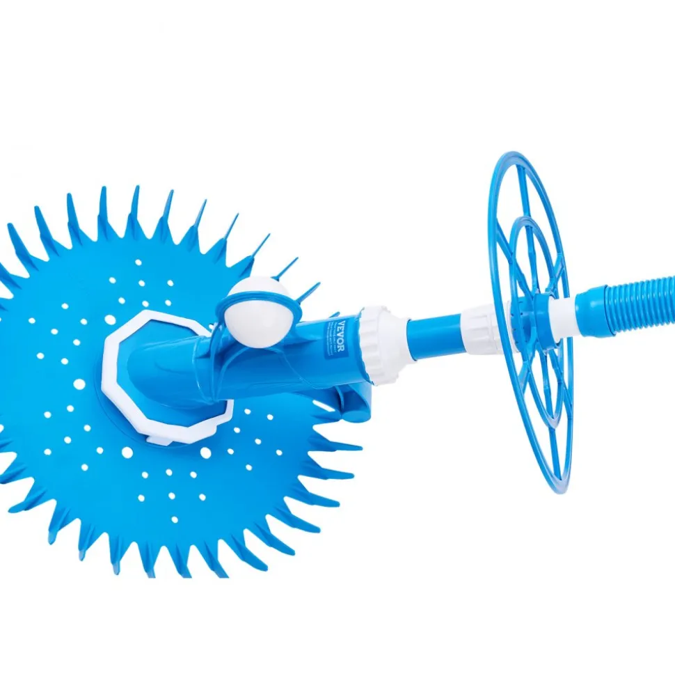 VEVOR Suction Pool Cleaner, Automatic Pool Vacuum Cleaner, Suction Side Automatic Pool Cleaner, Suction Vacuum Pool Sweeper with 12 Hoses, for In-ground Pool and Above-ground Pool Up to 20 x 35 ft