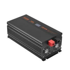 VEVOR Sump Pump Battery Backup System, 3000W, Auto Switches to Battery Inverter for Continuous Sump Pump Operation, Pure Sine Wave, LCD Display, for Basement Protection Emergency and Power Outage