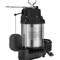 VEVOR Sump Pump, 1/2 HP 3960 GPH, Submersible Stainless Steel Water Pump, 1-1/2