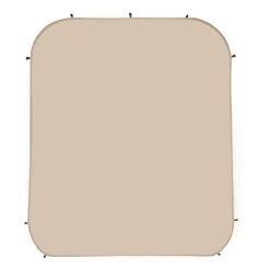 VEVOR Sun Shade Sail Canopy Covers, Fit for 12 x 11 ft Screen House Tent, Sun Protection, 5.51 x 4.59 ft 300D Oxford Silver-Coated Fabric, Pack of 3 (Not Include Tent), for Outdoor Activities, Beige