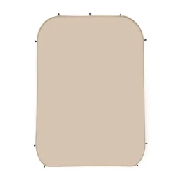 VEVOR Sun Shade Sail Canopy Covers, Fit for 10 x 9.2 ft Screen House Tent, Sun Protection, 5.51 x 4.23 ft 300D Oxford Silver-Coated Fabric, Pack of 3 (Not Include Tent), for Outdoor Activities, Beige