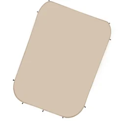 VEVOR Sun Shade Sail Canopy Covers, Fit for 15 x 13.8 ft Screen House Tent, Sun Protection, 5.51 x 5.25 ft 300D Oxford Silver-Coated Fabric, Pack of 3 (Not Include Tent), for Outdoor Activities, Beige