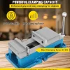 VEVOR 5" Super-Lock Vise For NC/CNC Machines Bench Clamp Vise High Precision, Vise Clamp Vice CNC Vise Lockdown Vise Drilling 125mm Width CNC 24KN