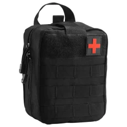 VEVOR Survival First Aid Kit, 250 Pieces, 600D Nylon Trauma First Aid Bag, Survival Gear and Equipment, Emergency Kits, for Men Women Camping, Boat, Earthquake, Hiking, Hunting, and Outdoor Adventure