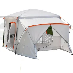 VEVOR SUV Camping Tent for 5-9 Person, 13 x 10 FT 3-Season SUV Tailgate Tent with Ventilated Windows, PU2000mm Waterproof Dual-Use Car Rear Hatch Tents for Outdoor Hiking Travels
