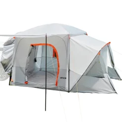VEVOR SUV Camping Tent for 5-9 Person, 13 x 10 FT 3-Season SUV Tailgate Tent with Ventilated Windows, PU2000mm Waterproof Dual-Use Car Rear Hatch Tents for Outdoor Hiking Travels