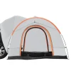 VEVOR SUV Camping Tent, 8'-8' SUV Tent Attachment for Camping with Rain Layer and Carry Bag, PU2000mm Double Layer Truck Tent, Accommodate 6-8 Person, Rear Tent for Van Hatch Tailgate