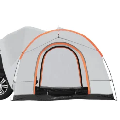 VEVOR SUV Camping Tent, 8'-8' SUV Tent Attachment for Camping with Rain Layer and Carry Bag, PU2000mm Double Layer Truck Tent, Accommodate 6-8 Person, Rear Tent for Van Hatch Tailgate