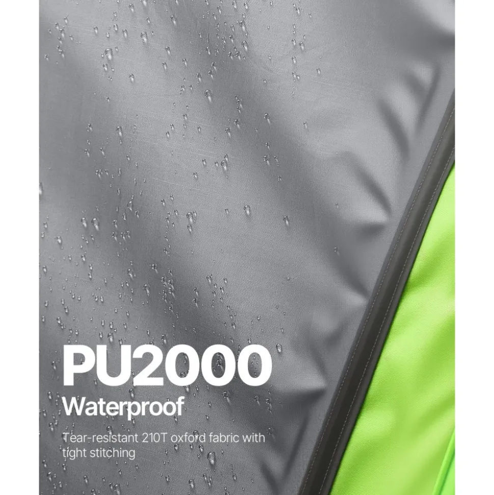 VEVOR SUV Tent for Camping, 10FT L x 8FT W, Waterproof PU2000mm Spacious Double Layer Design for 5-8 Person, SUV Camping Tent with Mesh Windows, Includes Rainfly & Storage Bag, for Outdoor Activities