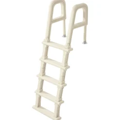 VEVOR Swimming Pool Ladder, 75°Inclined 5-Step Double Handrails Stair, Non-slip Heavy Duty Steps, Load Capacity 300 lb, for 48-54 In Inground & Above-ground Pools of Any Deck Surface Indoor & Outdoor