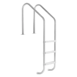VEVOR Swimming Pool Ladder, 3-Step Stairs with Double Handrails, Non-slip Heavy Duty Wide Steps, Stainless Steel Frame, 265 lbs Capacity for 48-54 in Inground Pools Entry/Exits, Indoor & Outdoor