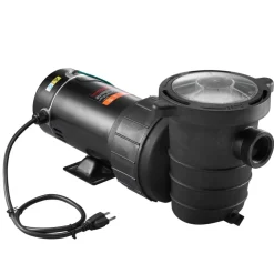 VEVOR Swimming Pool Pump 2.0HP 115V 1500W, Single Speed Pumps for Above Ground Pool, Powerful Pool Pumps with Strainer Basket, 5400 GPH Max. Flow, ETL Certification