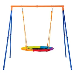 VEVOR Swing Sets for Backyard, 440lbs Load Capacity Swing Set, 40