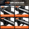 VEVOR Synthetic Winch Rope, 1/2 Inch x 92 Feet 32,000 lbs Synthetic Winch Line Cable Rope with Protective Sleeve + Forged Winch Hook + Pull Strap, Universal Fit for SUV, Large Off-Road Vehicle, Truck