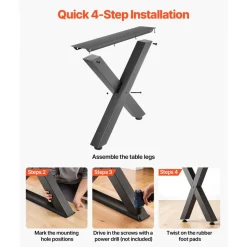 VEVOR Table Legs, 29.5