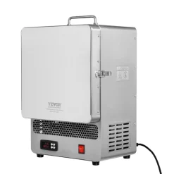 VEVOR Tabletop Kiln Melter, 1500W Electric Kiln, 2192℉ Max Temperature, Stainless Steel, Programmable Gold Melting Furnace for Wax Casting, Clay DIY, Metal Tempering, Glazing on Pottery, Silver