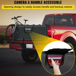 VEVOR Tailgate Pad, 54" Wide Pickup Truck Tailgate Bike Pad, Bike Tailgate Protection Cover Carries up to 5 Bikes, Truck Bed Bike Pad with PVC Outer Layer, Tool Pocket and Straps