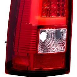 VEVOR Tail Light Assembly Compatible with 2003-2006 Chevy Silverado 1500 1500 HD 2500 2500 HD 3500, 2007-2007 Chevy Classic, 2PCS Driver & Passenger Side LED Taillight Brake Lamps with Bulbs, Red