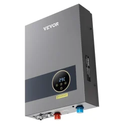 VEVOR Tankless Electric Water Heater, 36kW Instant Hot Water Heater Under Sink, On Demand for Bathroom, Kitchen, Office with LCD Touch Screen, Child Security Lock ,Space-Saving, 240V
