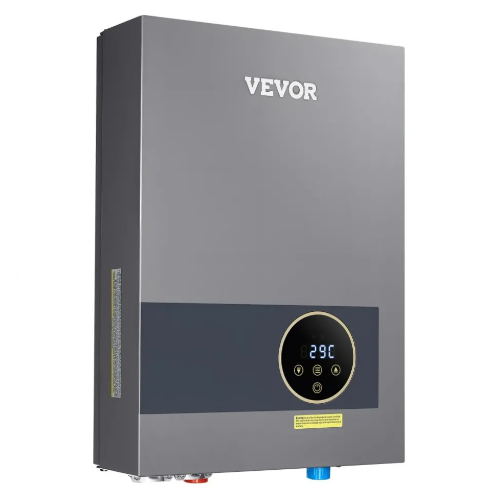 VEVOR Tankless Electric Water Heater, 36kW Instant Hot Water Heater Under Sink, On Demand for Bathroom, Kitchen, Office with LCD Touch Screen, Child Security Lock ,Space-Saving, 240V