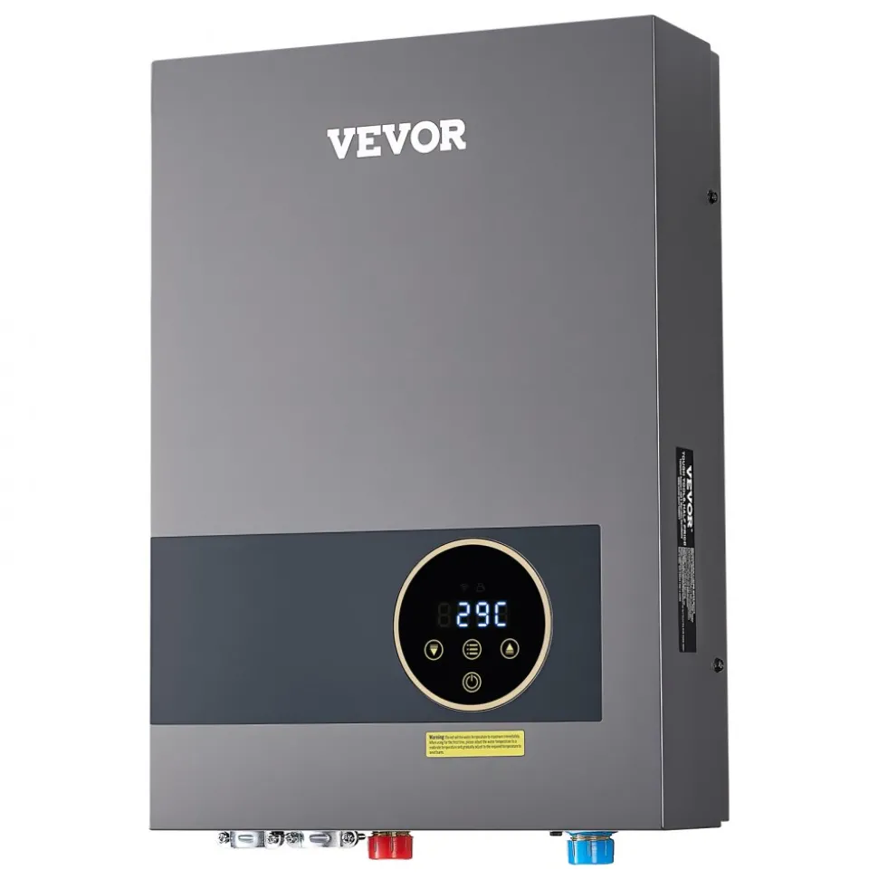 VEVOR Tankless Electric Water Heater, 36kW Instant Hot Water Heater Under Sink, On Demand for Bathroom, Kitchen, Office with LCD Touch Screen, Child Security Lock ,Space-Saving, 240V