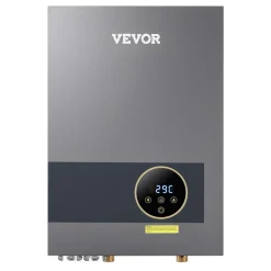 VEVOR Tankless Electric Water Heater, 36kW Instant Hot Water Heater Under Sink, On Demand for Bathroom, Kitchen, Office with LCD Touch Screen, Child Security Lock ,Space-Saving, 240V