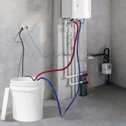 VEVOR Tankless Water Heater Flushing Kit, Includes Efficient Pump & 3.7 Gallon Pail & 2 Hoses, Wrench and Adapter for Quick Install, Easy to Start Water Heater Flush Descale Kit Anti-corrosion