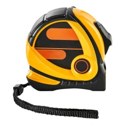 VEVOR Tape Measure 25 ft Length, Measuring Tape with Retractable, Imperial and Metric ft/m Dual-Scale & ABS Case & Easy Read Steel Measurement Tool, for Outdoor,Decoration