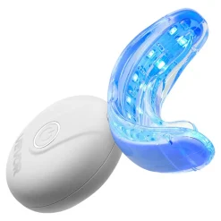 VEVOR Teeth Whitening Kit with LED Light, 32 LED Accelerator Lights, Whitening Strips, Pens and Gel Syringes, U-Shaped Tray, Wireless Portable Kit Fast and Effectively Removes Stubborn Stains