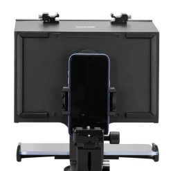VEVOR Teleprompter, 10" Aluminum Alloy, Desktop Prompter with Adjustable Spectroscope, Remote Control, for YouTube, Twitch, Zoom, Supports DSLR/Webcam/Smartphone, for Video Recording/Live Streaming