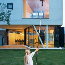 VEVOR Telescoping Pole, 6 to 24 FT Pole, Extension Multi-Purpose Pole, Sturdy Aluminum Alloy Paint Extendable Pole with Flip-Lock Design, Telescopic Pole for Painting, Dusting and Cleaning
