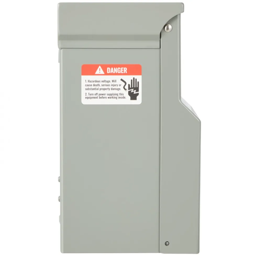 VEVOR Temporary Power Outlet Panel, 20 50 Amp, RV EV Electrical Outlet Panel with NEMA 50 Amp GFCI 20 Amp Receptacle Installed, Pre-Wired IP54 Weatherproof Box, for RV Camper Car Travel Motorhome
