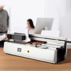 VEVOR Thermal Binding Machine, 400 Sheets Capacity Hot Glue Binding Machine, Thermal Book Binder 40mm Binding Thickness A3(Short Edge)/A4/A5 Document