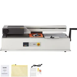 VEVOR Thermal Binding Machine, 400 Sheets Capacity Hot Glue Binding Machine, Thermal Book Binder 40mm Binding Thickness A3(Short Edge)/A4/A5 Document
