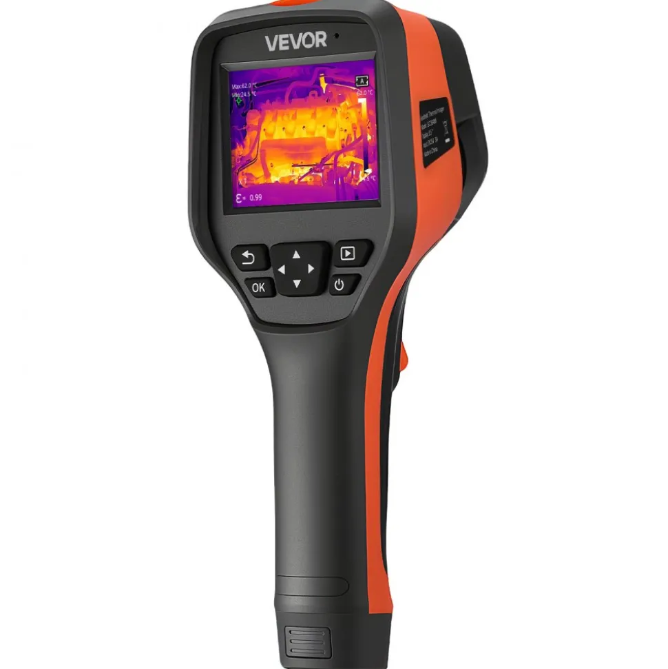 VEVOR Thermal Camera, 384 x 288 IR Resolution, Handheld Thermal Imaging Camera with 5MP Visual Camera, 30HZ Refresh Rate Infrared Imager with 3.5-Inch Touch Screen, -4°F to 1022°F, WIFI Supported