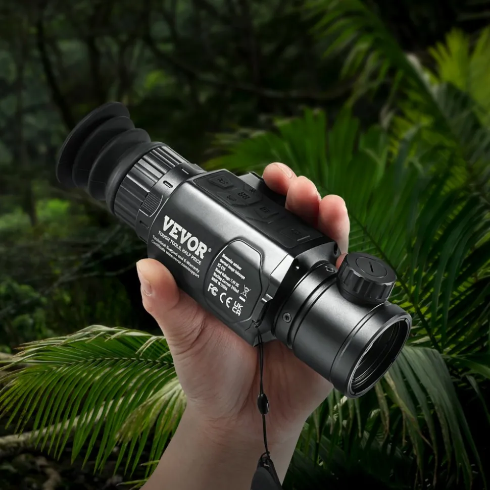 VEVOR Thermal Imager Monocular Hunting Imaging Telescope 1X -8X Zoom 0.39" OLED Scrren