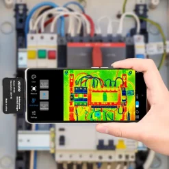 VEVOR Thermal Imaging Camera for Android, 512 x 384 TISR Super Resolution, 25HZ Refresh Rate Infrared Thermal Imager for Smartphone Tablet, 256 x 192 IR Resolution, -4°F to 1022°F & 15 Color Palettes