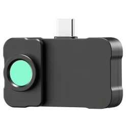 VEVOR Thermal Imaging Camera for Android, 512 x 384 TISR Super Resolution, 25HZ Refresh Rate Infrared Thermal Imager for Smartphone Tablet, 256 x 192 IR Resolution, -4°F to 1022°F & 15 Color Palettes